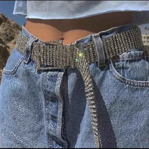 rat poison Accessories - Rhinestone y2k classy belt aesthetic
